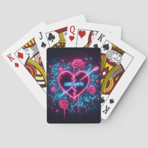 Jeu De Cartes L'amour de la Saint Valentin fait mal au coeur de 