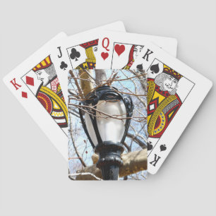 Jeu De Cartes Lampe Post New York Central Park