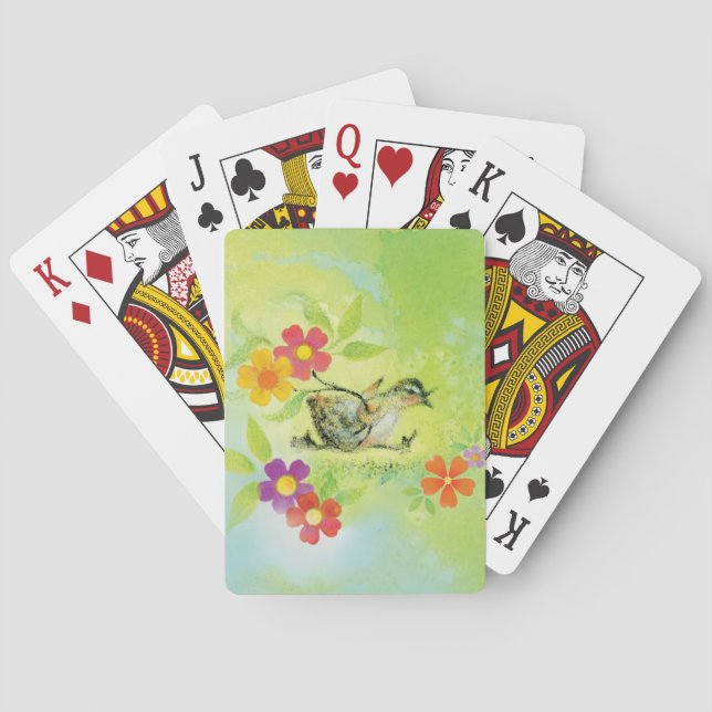 Jeu De Cartes Lancer Des Cartes De Lecture De Canards (dos)