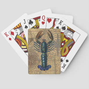 Jeu De Cartes langouste de homard Coquillages fruits de mer Océa