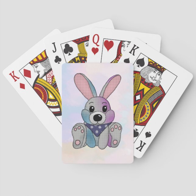 Jeu De Cartes Lapin avec foulard (dos)