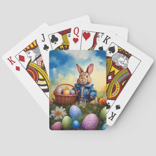 Jeu De Cartes Lapin de Pâques (dos)