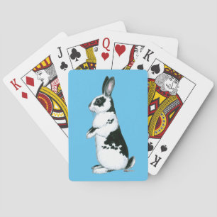 Jeu De Cartes Lapin :  Noir et blanc