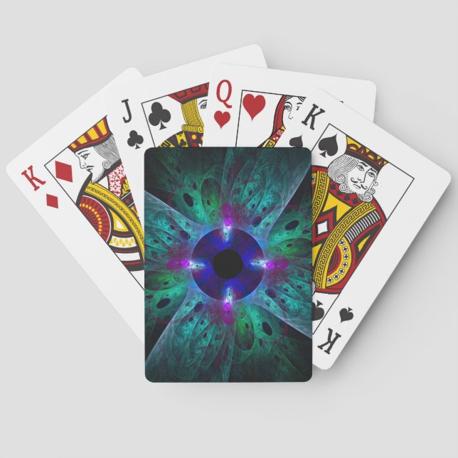 Jeu De Cartes L'art Abstrait des yeux (dos)