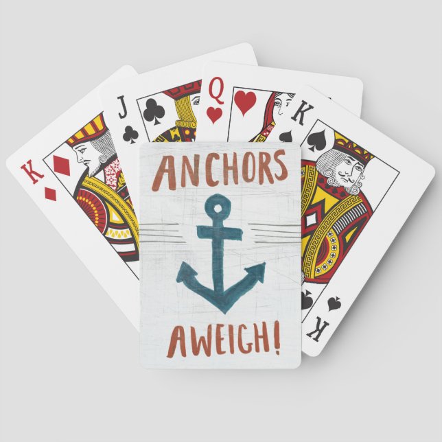 Jeu De Cartes L'art côtier | ancre loin (dos)
