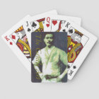 L'art douillet jouant aux cartes