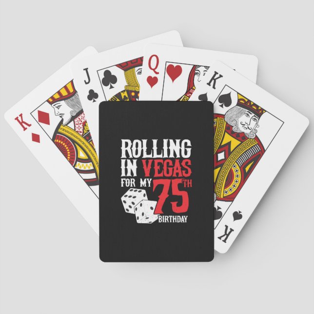 Jeu De Cartes Las Vegas 75e Birthday Party (dos)