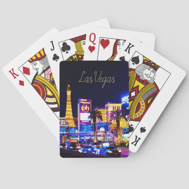 Jeu De Cartes Las Vegas Strip At Night Classical Playing Cards (dos)