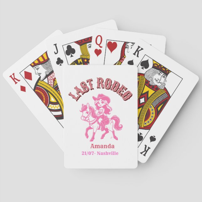 Jeu De Cartes last rodeo pony pink (dos)