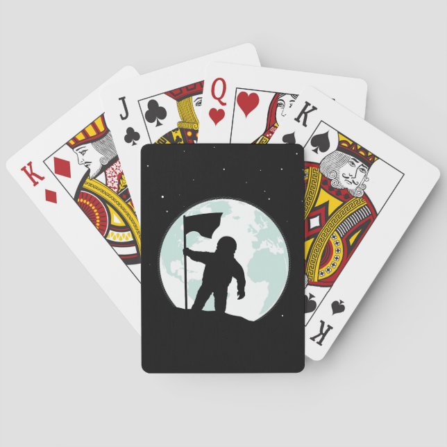 Jeu De Cartes L'astronaute Silhouette (dos)