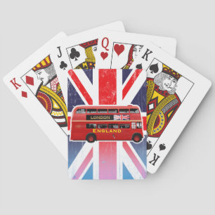 Jeu De Cartes L'autobus rouge célèbre de Londres