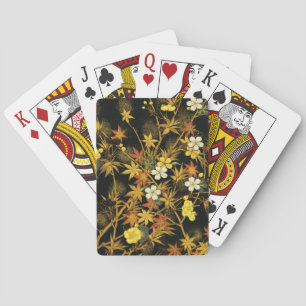 Jeu De Cartes L'automne japonais laisse l'art classique antique 