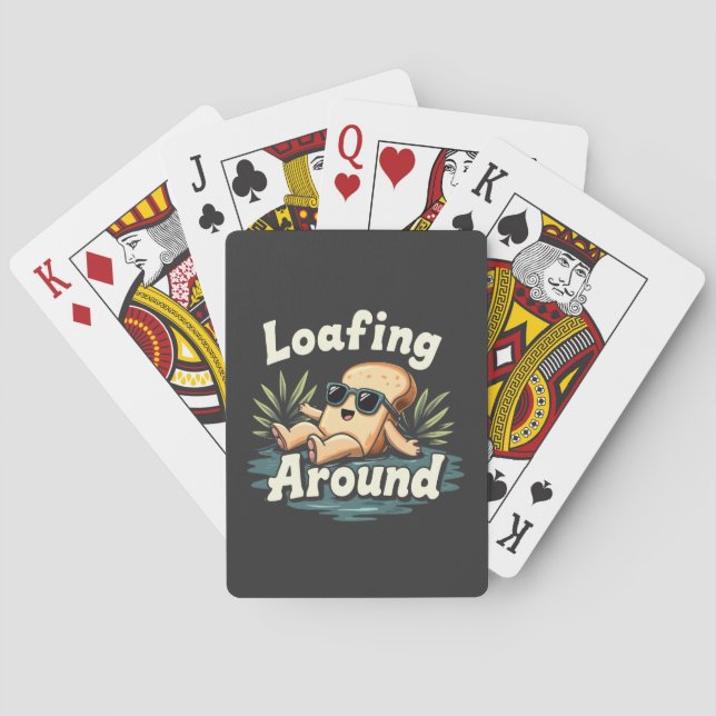 Jeu De Cartes Lavage Autour De Relaxant Pain Louveur (dos)