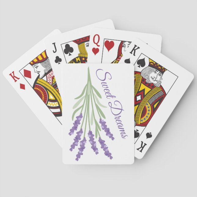 Jeu De Cartes Lavande (dos)
