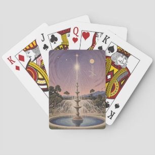 Jeu De Cartes Lavender Fountain's Lullaby Personnalisé
