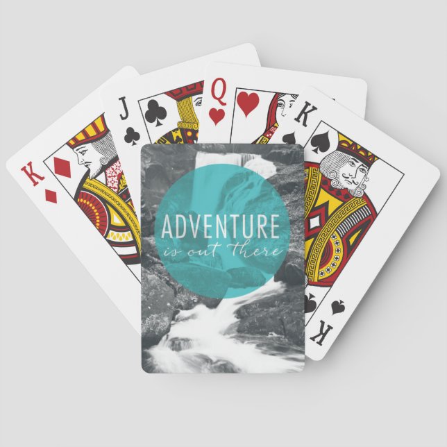 Jeu De Cartes L'aventure des rivières | est là citation (dos)