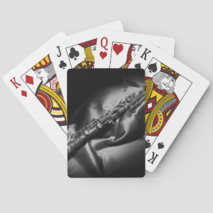 Jeu De Cartes Lclarinette ancienne, vie morte, B&W