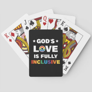 Jeu De Cartes Le Amour de Dieu est Tout à Fait Inclusif Mois de