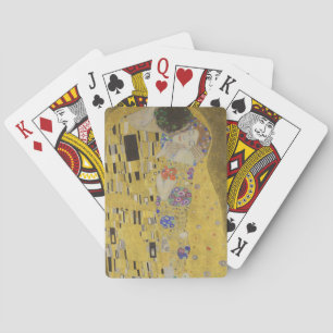 Jeu De Cartes Le Baiser, Peinture à l'huile Art Nouveau, Gustav