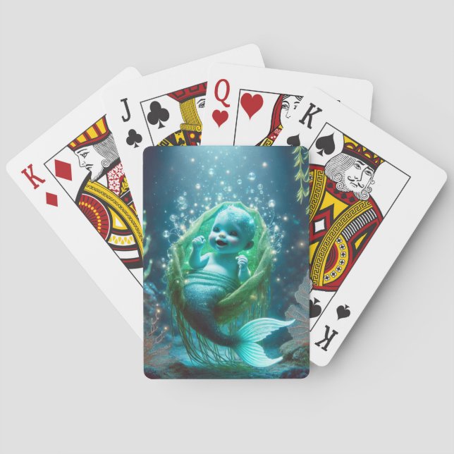 Jeu De Cartes Le bébé merchild brillant (dos)