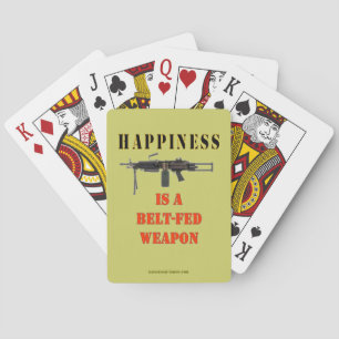 JEU DE CARTES LE BONHEUR EST UNE BELT FED ARME