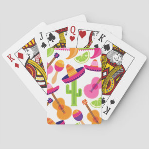 Jeu De Cartes Le cactus de sombrero de partie de fiesta chaule