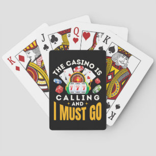 Jeu De Cartes Le Casino appelle et je dois aller Gambler