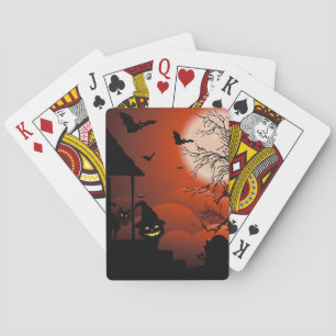 Jeu De Cartes Le cauchemar de la lune sanglante d'Halloween