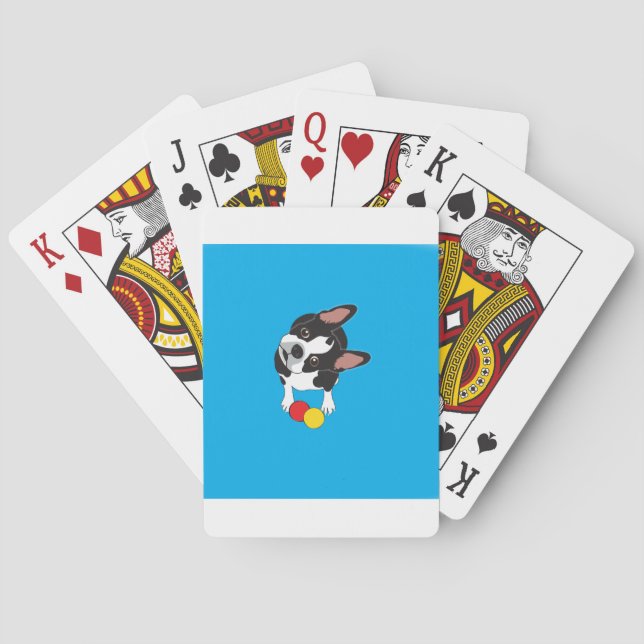 Jeu De Cartes Le cavalier du Boston Terrier (dos)