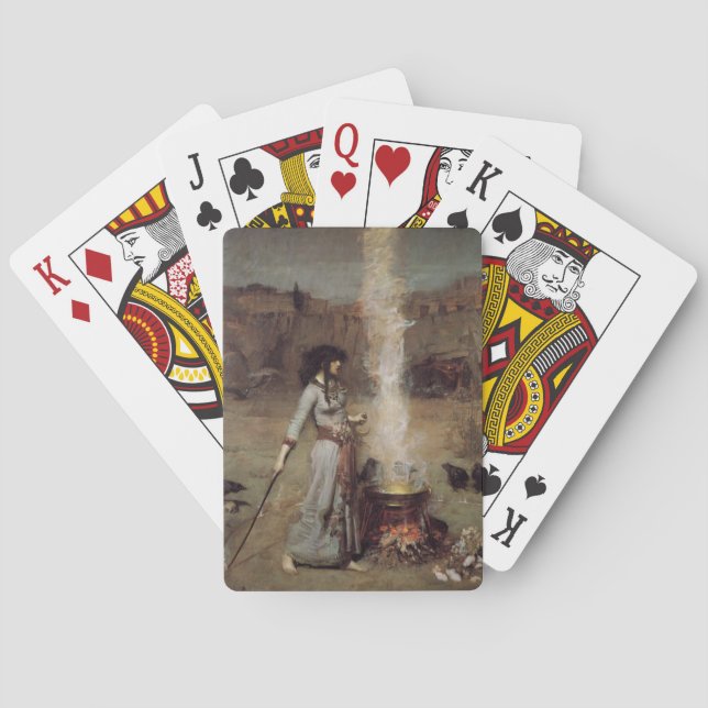 Jeu De Cartes Le cercle magique [John William Waterhouse] (dos)