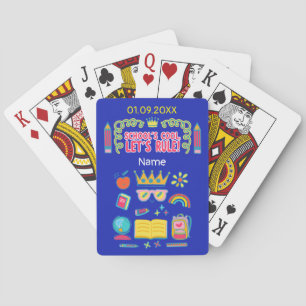 Jeu De Cartes "Le cool de l’école, règle" la motivation cite un