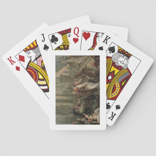 Jeu De Cartes Le débarquement de Cléopâtre au tarse (huile (dos)