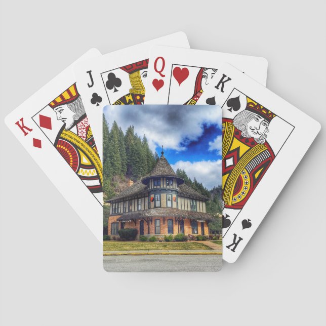 Jeu De Cartes Le dépôt à Wallace Idaho (dos)