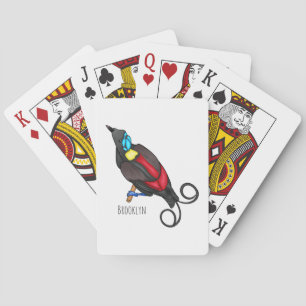 Jeu De Cartes Le dessin animé oiseau de paradis de Wilson
