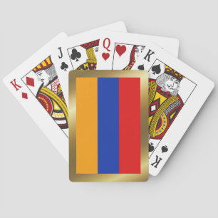 Jeu De Cartes Le drapeau arménien joue aux cartes