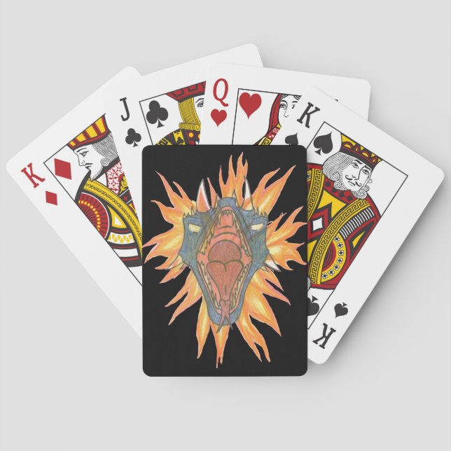 Jeu De Cartes Le feu du dragon (dos)
