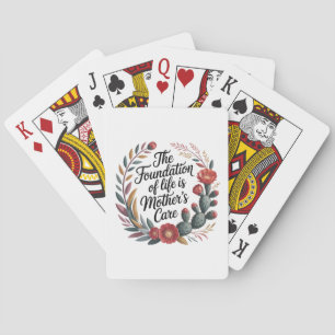 Jeu De Cartes Le Fondement De La Vie Est La Maternité