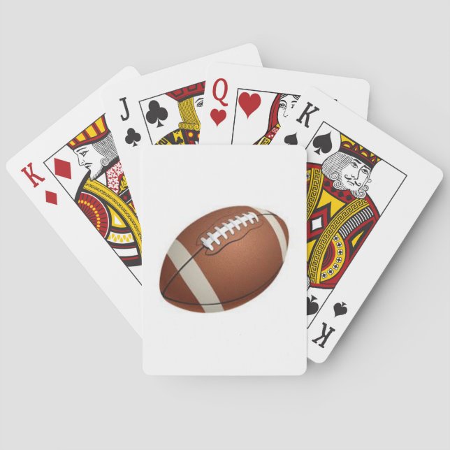 Jeu De Cartes Le football sur un paquet de cartes de jeu (dos)