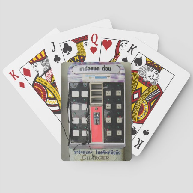 Jeu De Cartes Le fournisseur d'alimentation ... Machine de vente (dos)