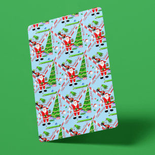 Jeu De Cartes Le golf de père Noël par sapin de Noël