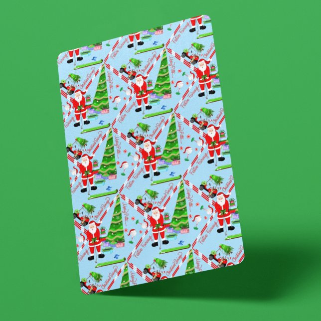 Jeu De Cartes Le golf de père Noël par sapin de Noël (Santa's Golf Surprise: Festive Cards for Die-hard Golfers, Hole-in-one Fun!)