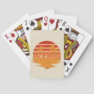 Jeu De Cartes Le golfe du Mexique reste salé vintage