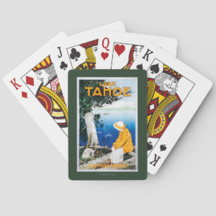 Jeu De Cartes Le lac Tahoe PosterLake promotionnel Tahoe, CA