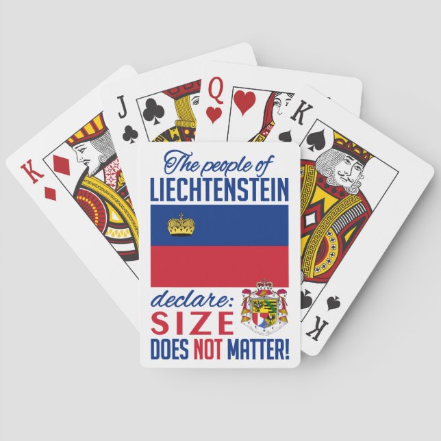 Jeu De Cartes Le Liechtenstein joue aux cartes (dos)