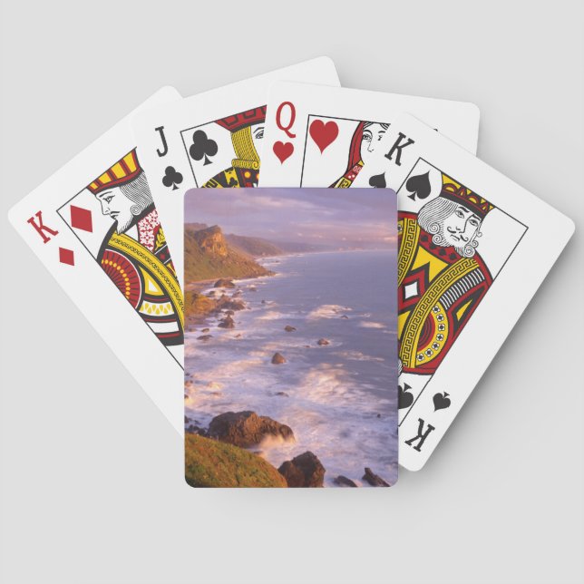 Jeu De Cartes Le littoral de Redwoods, Californie (dos)