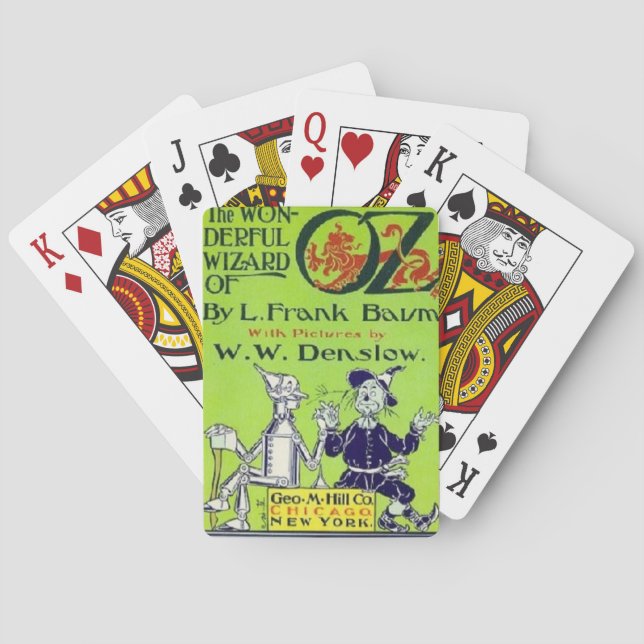 Jeu De Cartes Le Magnifique Assistant De L'Oz Pour Jouer Des Car (dos)