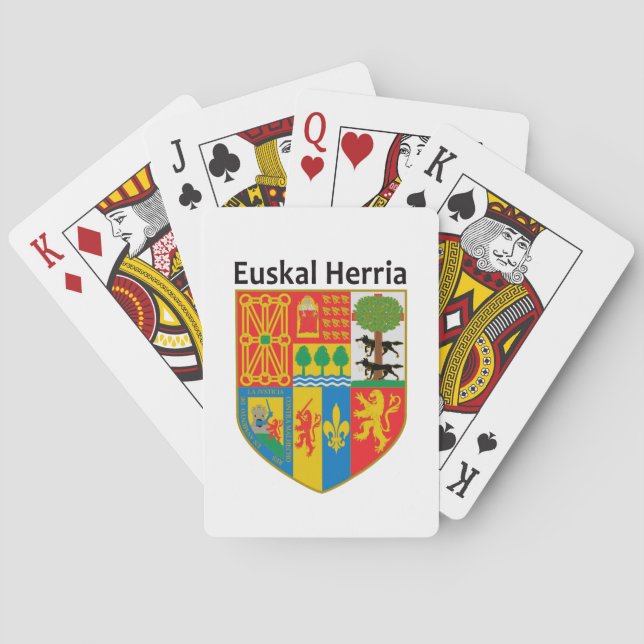 Jeu De Cartes Le manteau de pays (Euskal Herria) des bras (dos)