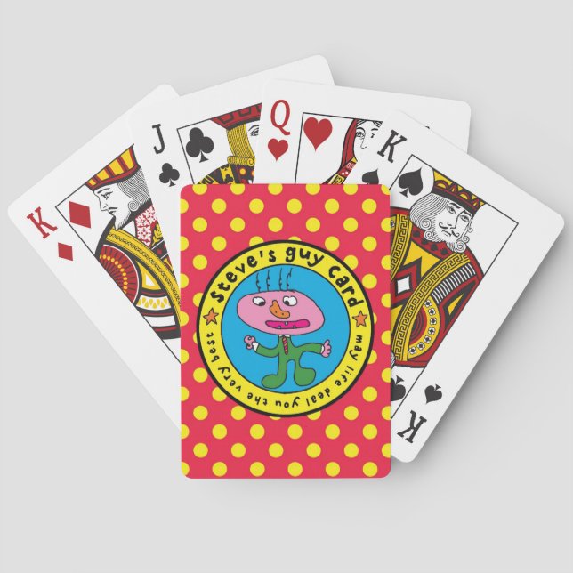 Jeu De Cartes le mec de steve joue aux cartes (dos)
