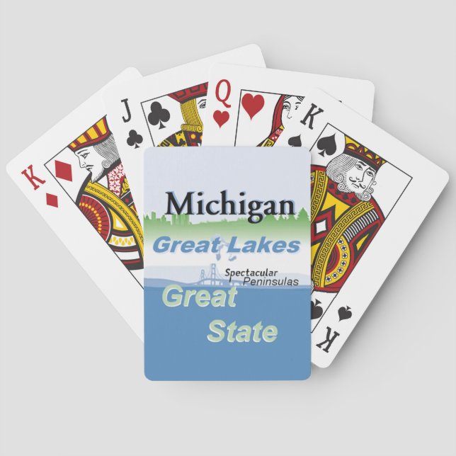 JEU DE CARTES LE MICHIGAN (dos)