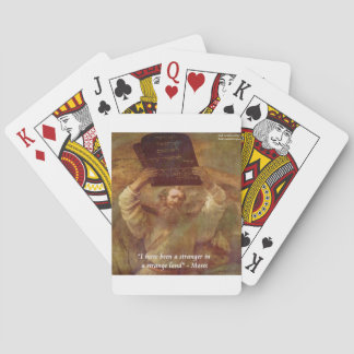 Jeu De Cartes Le Moïse de Rembrandt & Citation Biblique